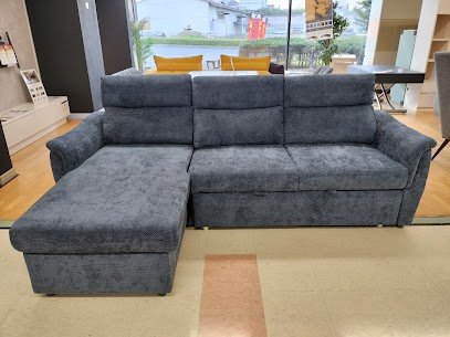 Canapé d&rsquo;Angle Convertible avec Coffre – Gris Anthracite